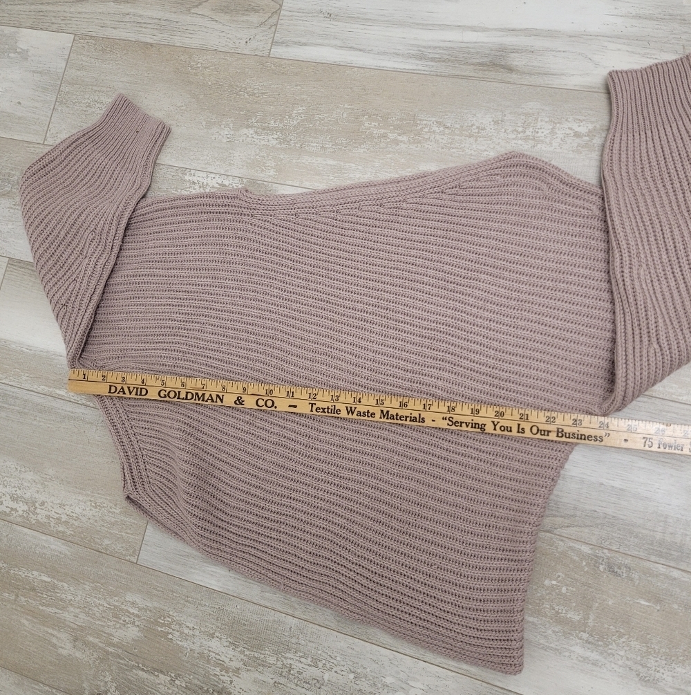 Cecico Knit Slouchy Off Shoulder Sweater sz L - Picture 5 of 6